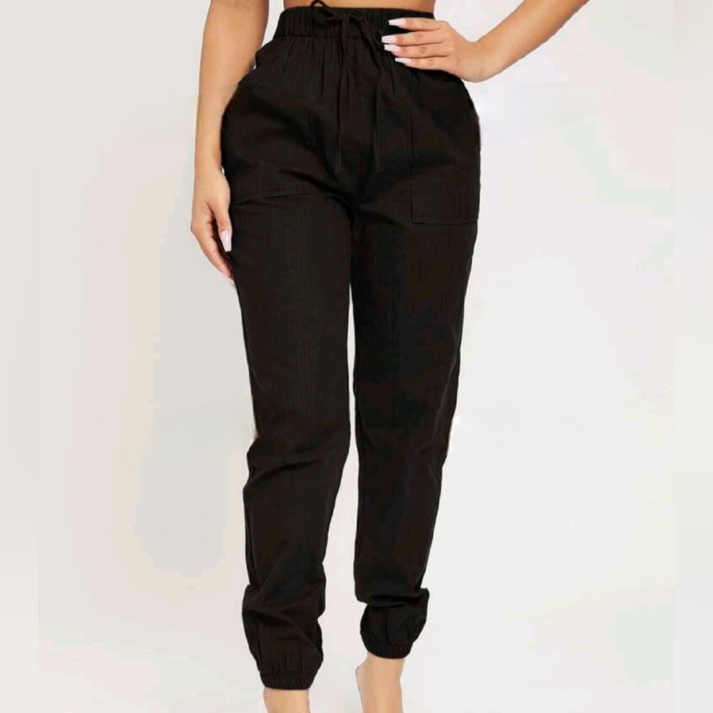 Shein Black Joggers NWT - Picture 1 of 4